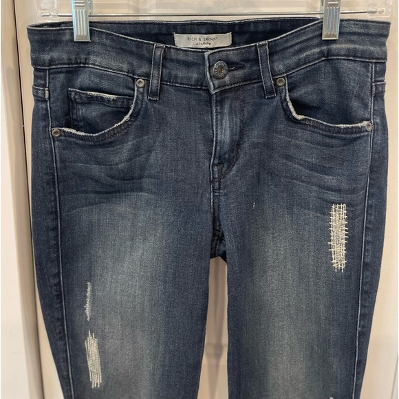 COPY - Rich n Skinny Woman’s (Lucy) Dark Wash Denim Jean.Size: 26 - Picture 3 of 11